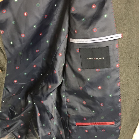 Tommy Hilfiger Mens Suit Seperate Gray Size 40R Modern Fit Sport Coat $295 - Picture 11 of 16